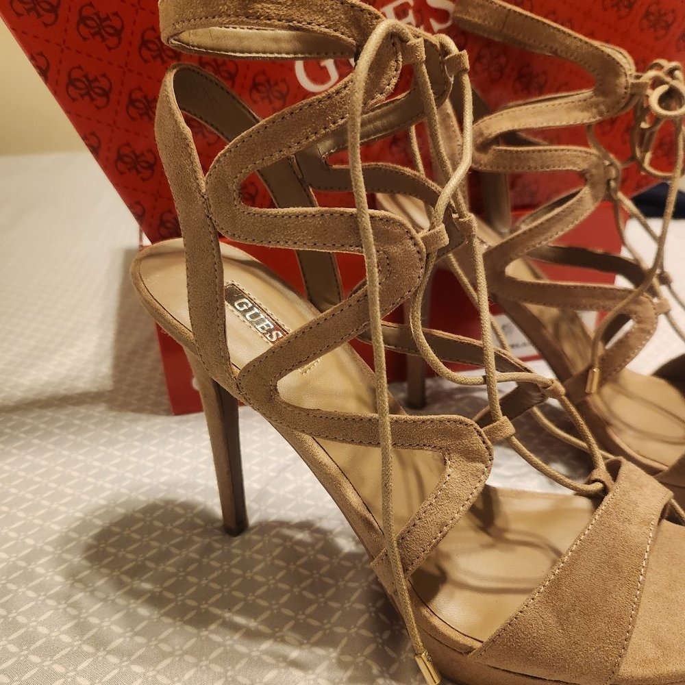 NEW Guess Strappy Heels/Sandals Size 9.5